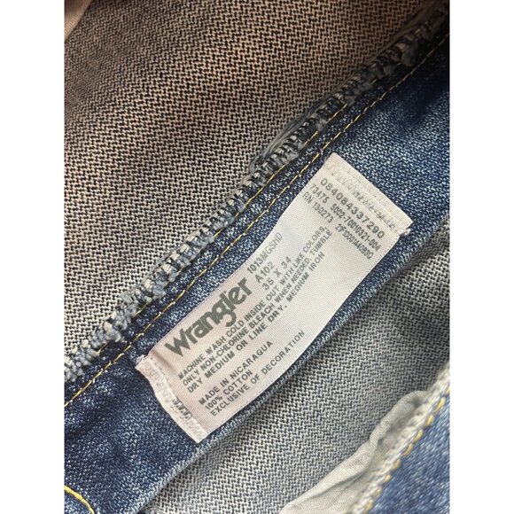 Wrangler George Strait Collection Mens 33x34.5 Jeans Original Fit Cowboy Cut - Picture 3 of 10